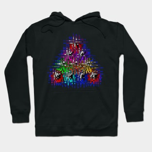 Creative Art in a Triangle Structure Hoodie